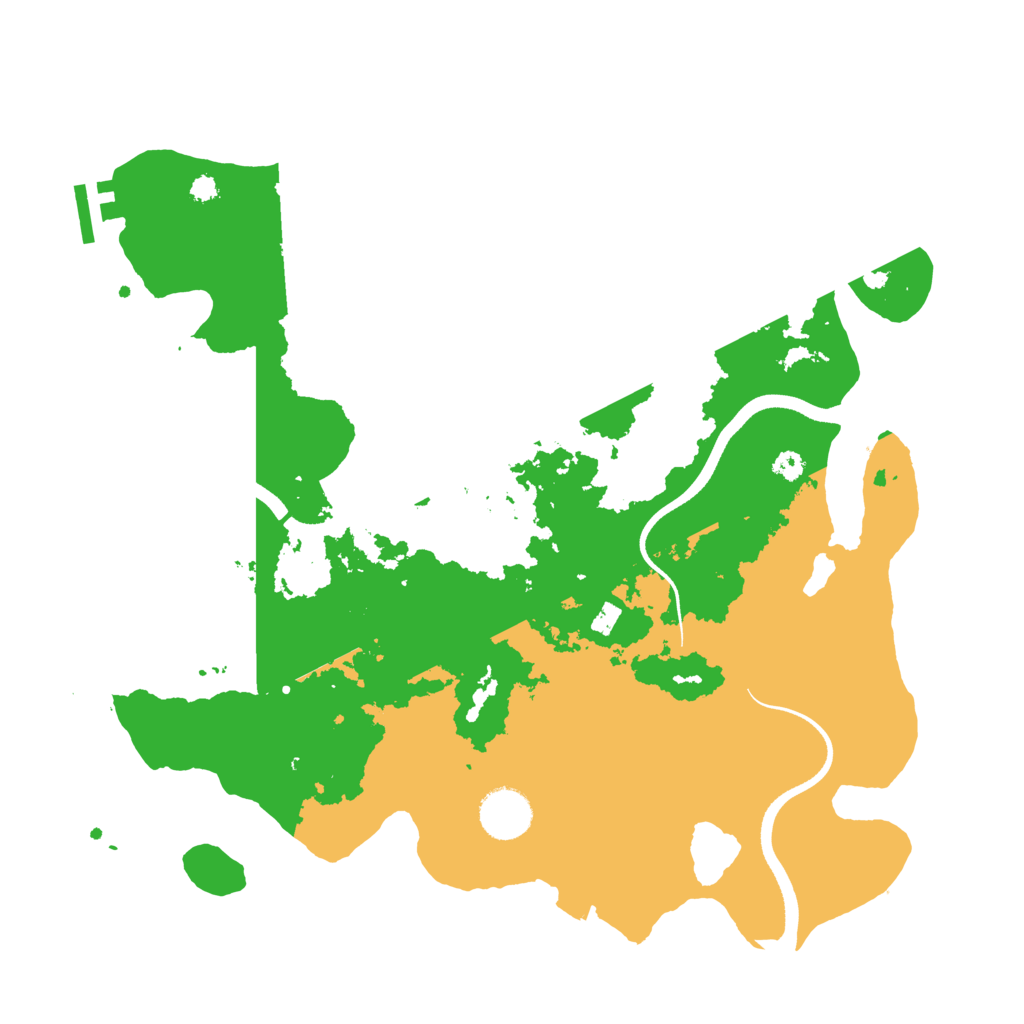 Biome Rust Map: Procedural Map, Size: 3500, Seed: 7512