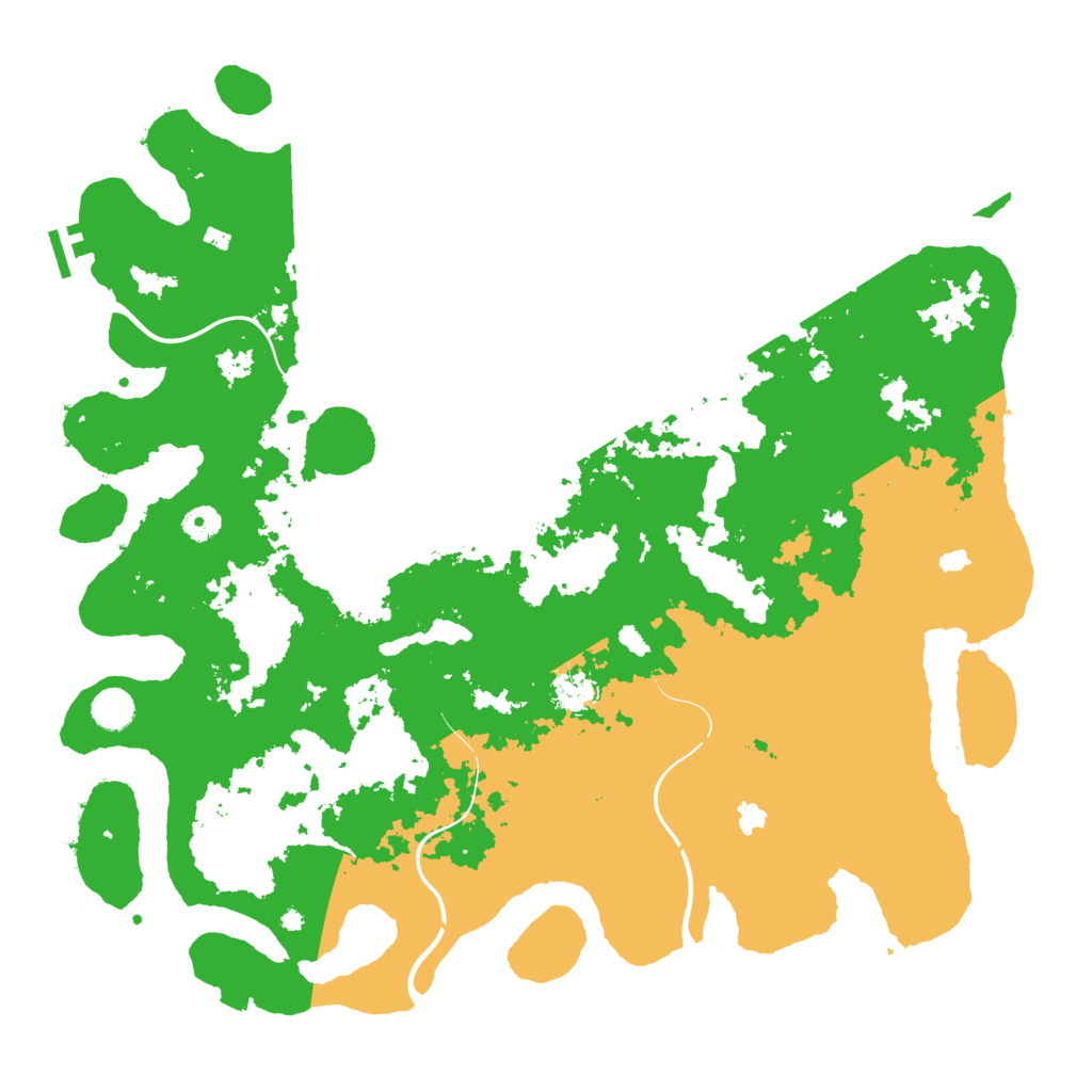 Biome Rust Map: Procedural Map, Size: 4500, Seed: 788161813