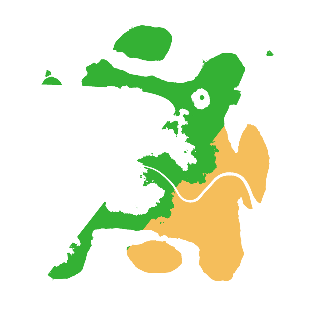 Biome Rust Map: Procedural Map, Size: 2500, Seed: 1535312