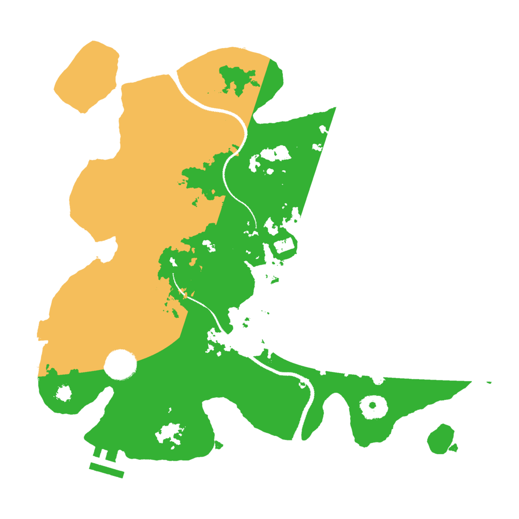 Biome Rust Map: Procedural Map, Size: 3000, Seed: 292119