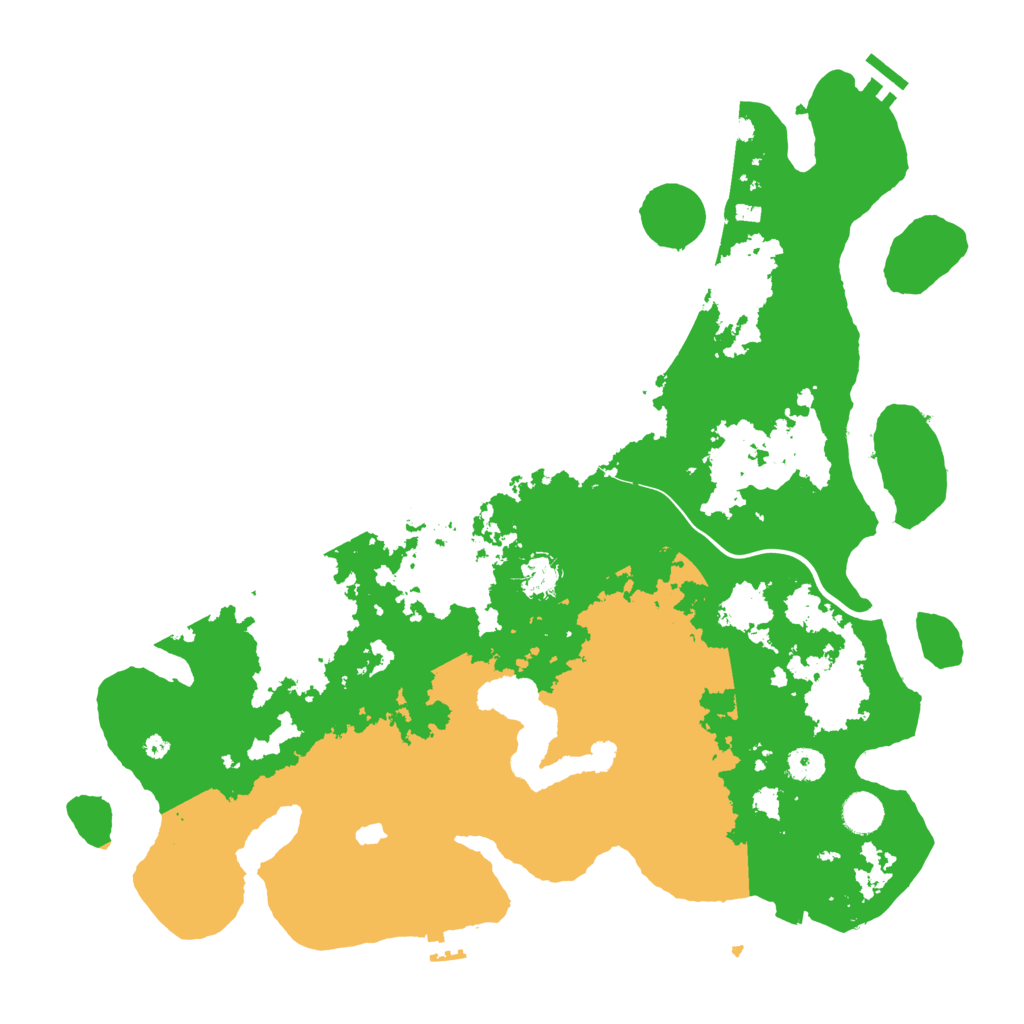 Biome Rust Map: Procedural Map, Size: 4300, Seed: 268984993