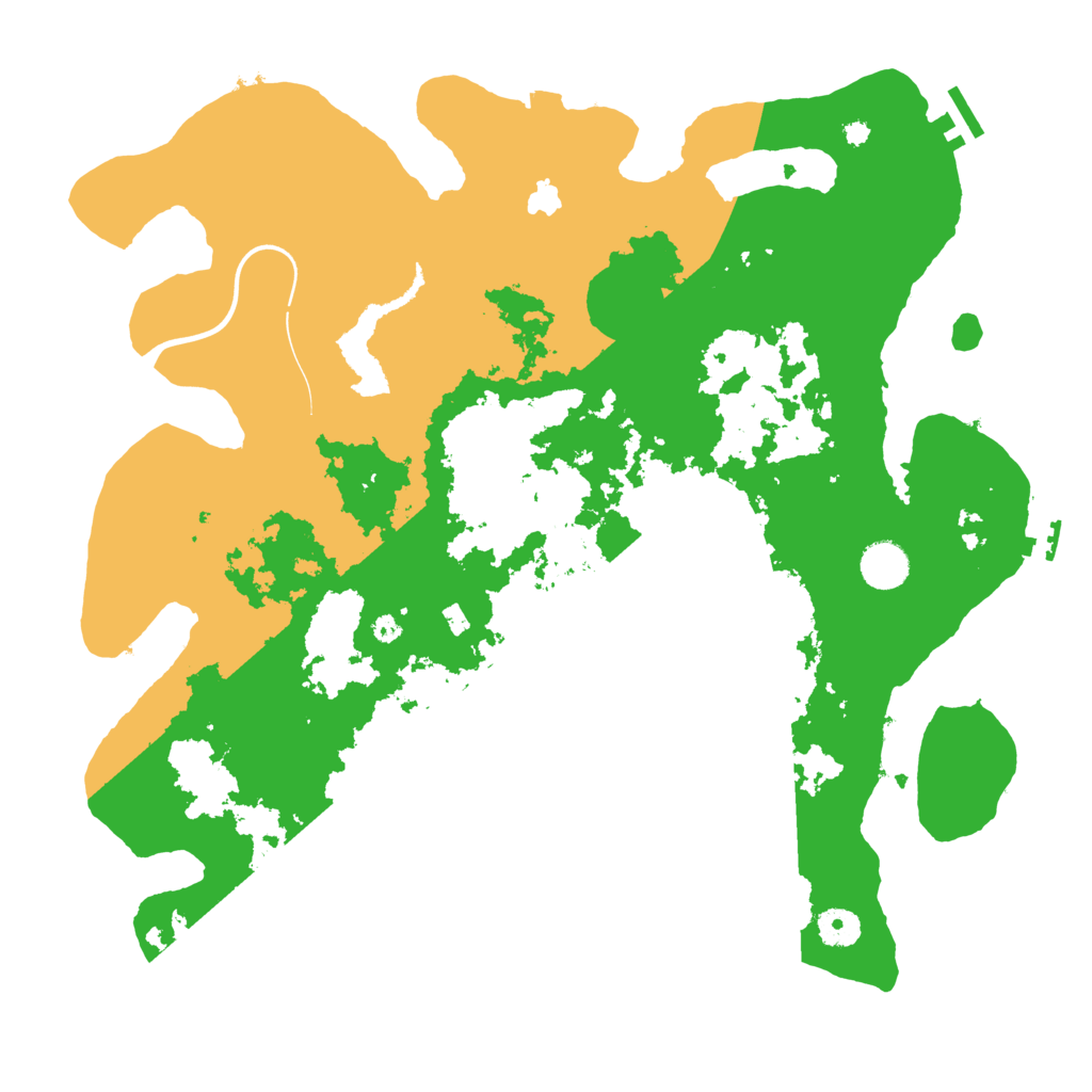Biome Rust Map: Procedural Map, Size: 4000, Seed: 1234367490