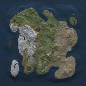 Thumbnail Rust Map: Procedural Map, Size: 3000, Seed: 563119562, 13 Monuments