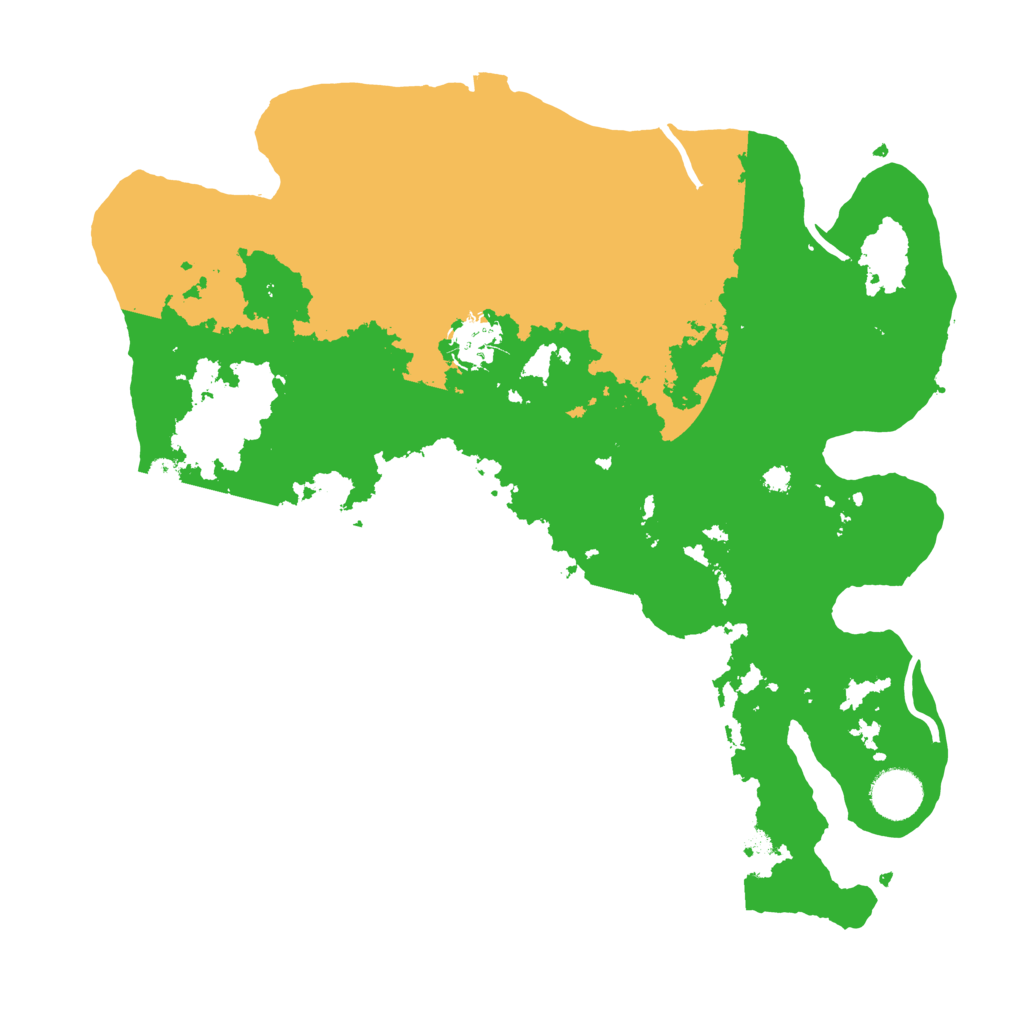 Biome Rust Map: Procedural Map, Size: 3500, Seed: 1700729463