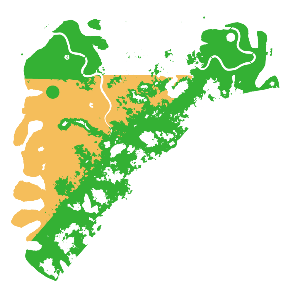 Biome Rust Map: Procedural Map, Size: 6000, Seed: 757762601
