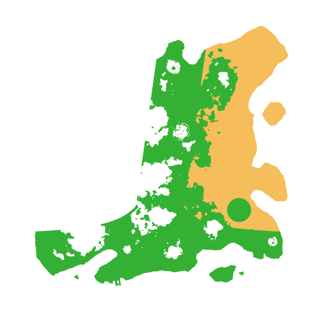 Biome Rust Map: Procedural Map, Size: 3500, Seed: 1742706981
