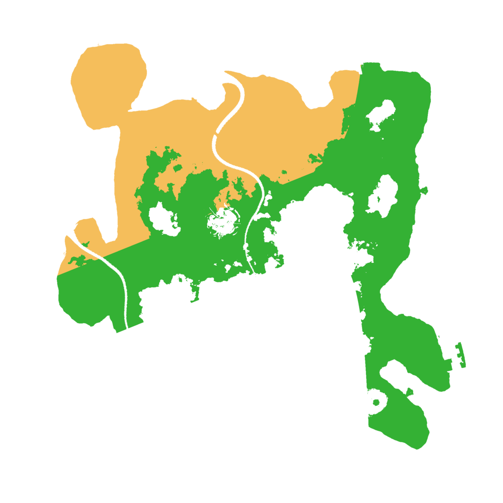 Biome Rust Map: Procedural Map, Size: 3000, Seed: 16813