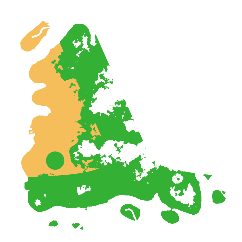 Biome Rust Map: Procedural Map, Size: 3500, Seed: 6955856