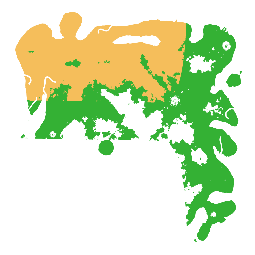 Biome Rust Map: Procedural Map, Size: 4500, Seed: 613