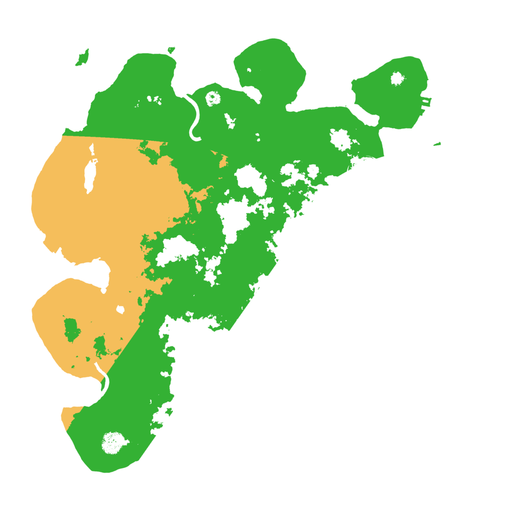 Biome Rust Map: Procedural Map, Size: 3500, Seed: 234522819