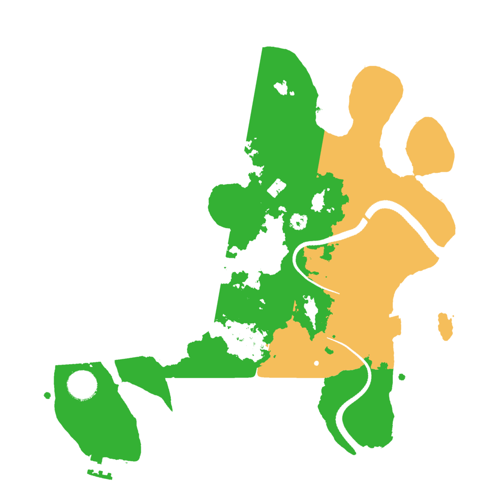 Biome Rust Map: Procedural Map, Size: 3000, Seed: 102548375