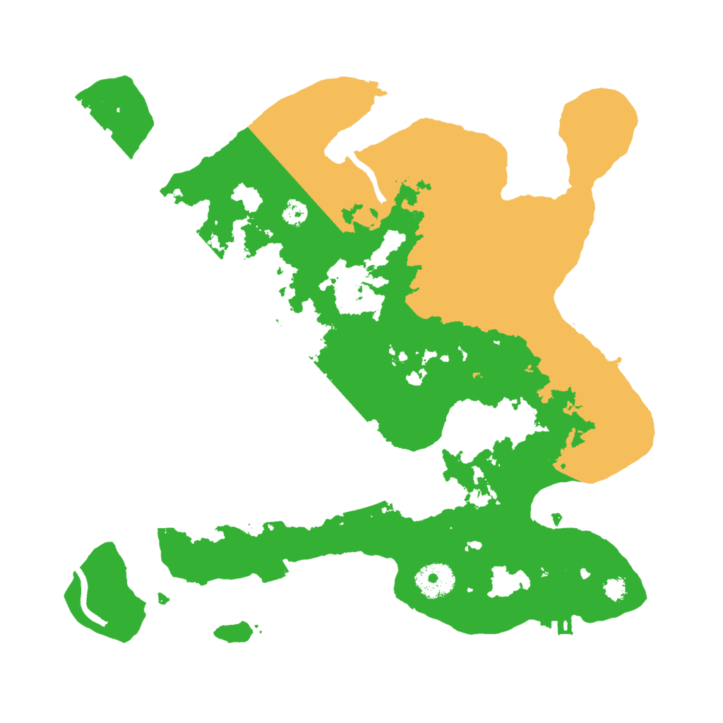 Biome Rust Map: Procedural Map, Size: 3000, Seed: 97679117