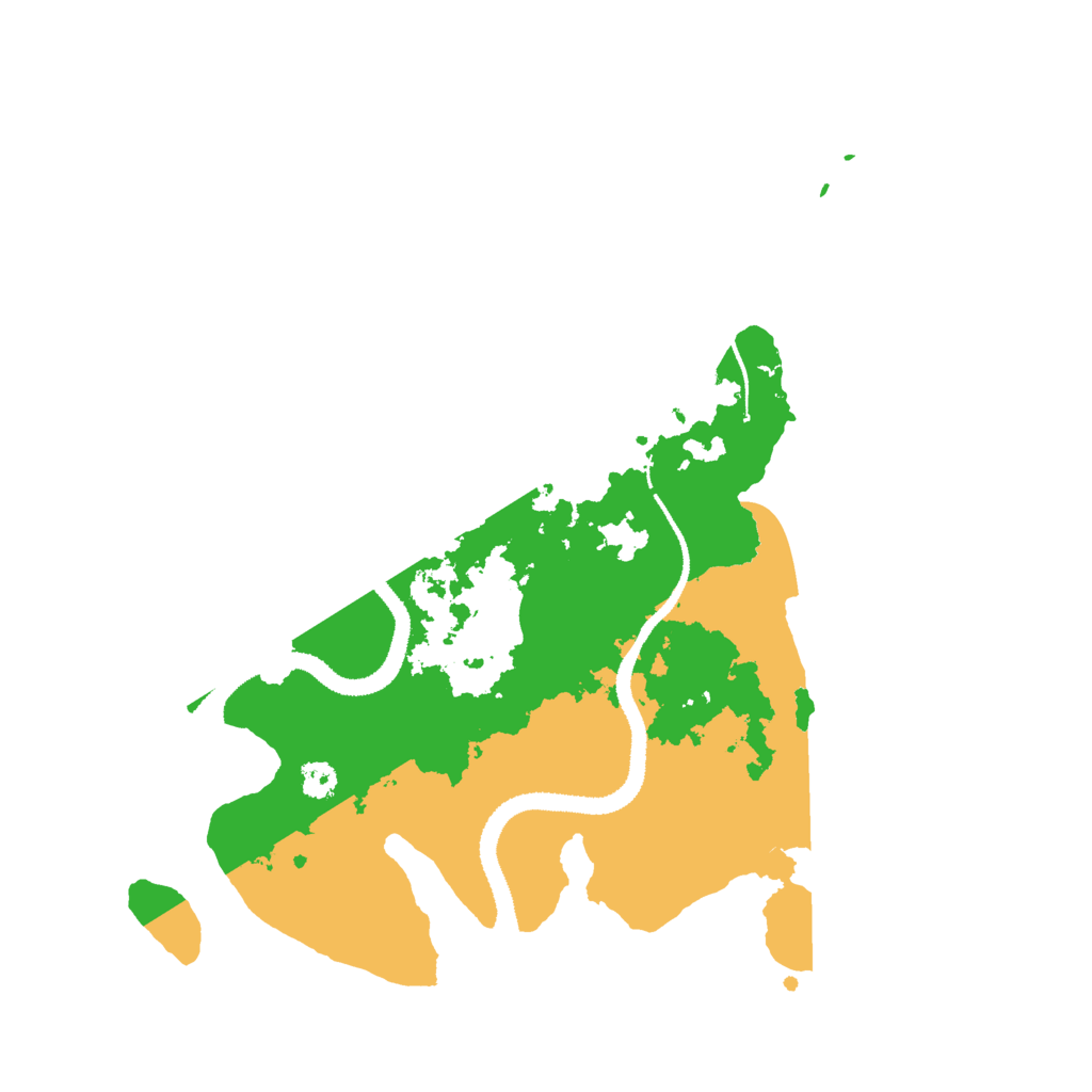 Biome Rust Map: Procedural Map, Size: 3000, Seed: 660516125