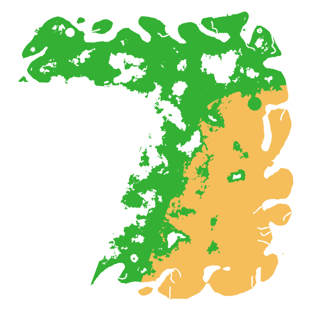 Biome Rust Map: Procedural Map, Size: 6000, Seed: 95481