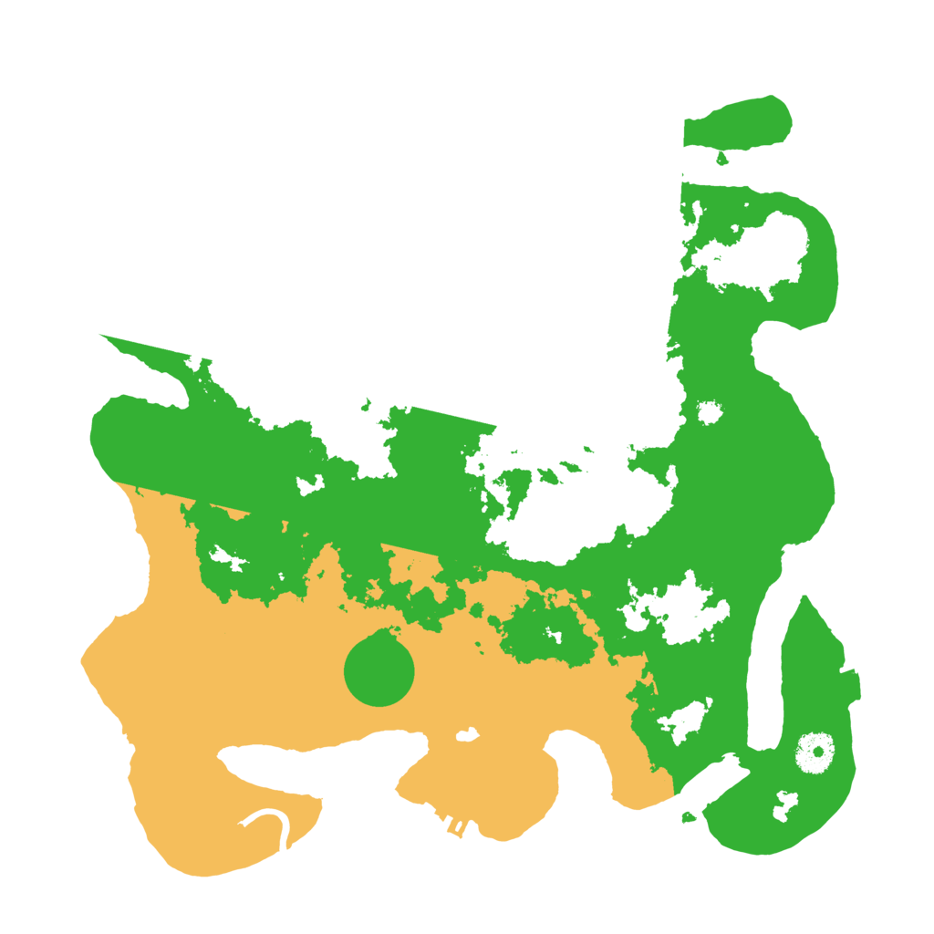 Biome Rust Map: Procedural Map, Size: 3500, Seed: 323978406