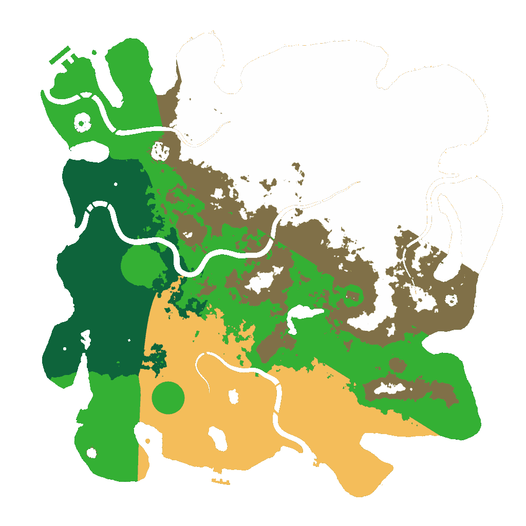 Biome Rust Map: Procedural Map, Size: 4250, Seed: 99