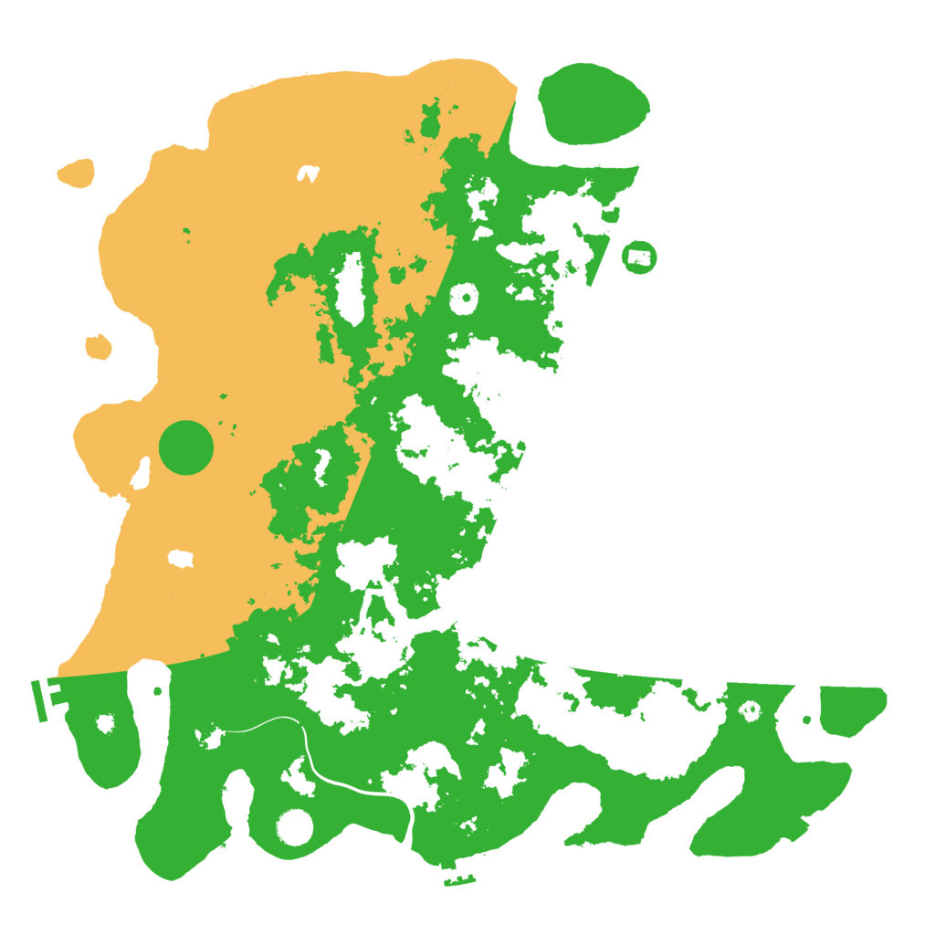 Biome Rust Map: Procedural Map, Size: 4500, Seed: 1181092483