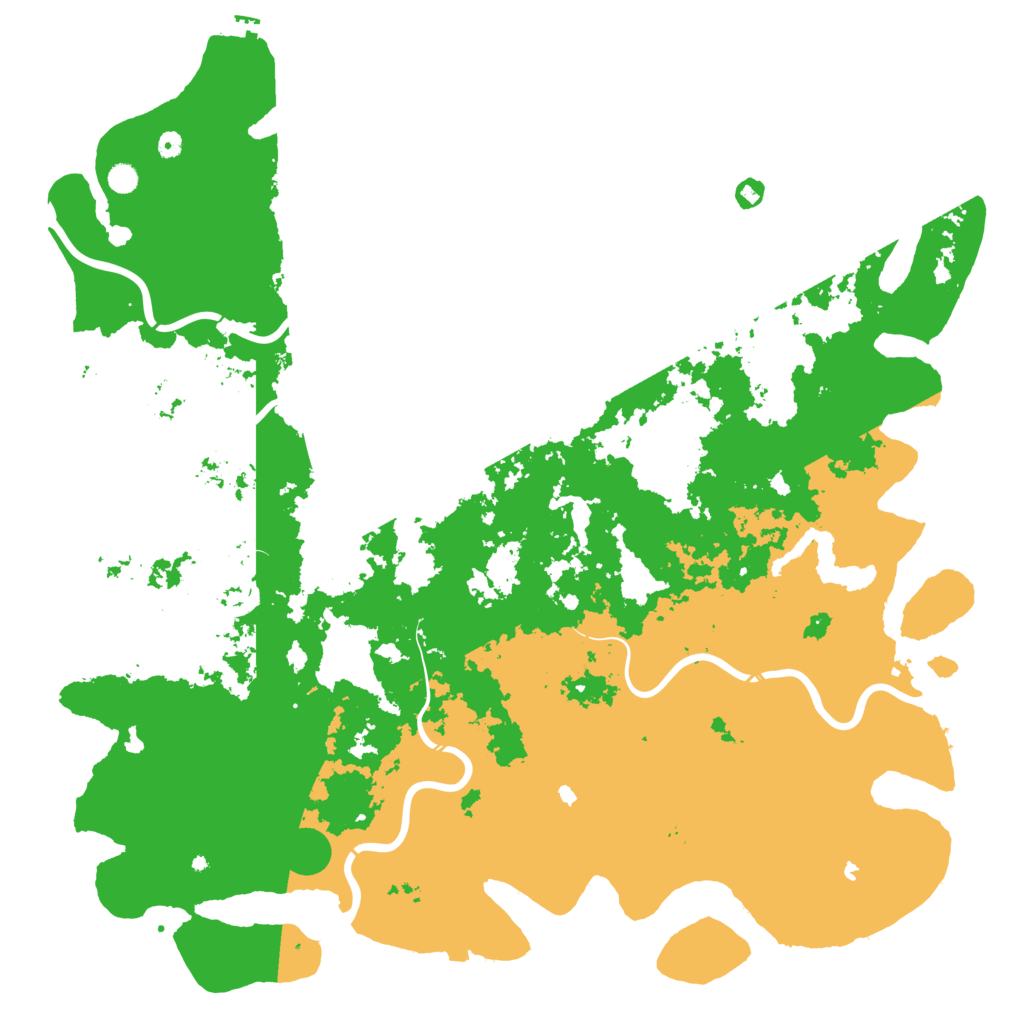 Biome Rust Map: Procedural Map, Size: 6000, Seed: 425674