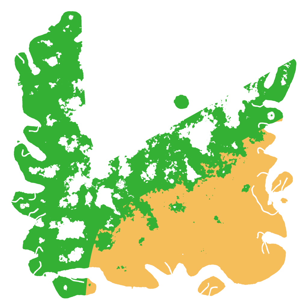 Biome Rust Map: Procedural Map, Size: 6000, Seed: 425674