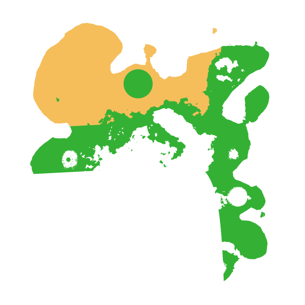 Biome Rust Map: Procedural Map, Size: 2777, Seed: 3124