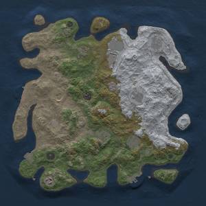 Thumbnail Rust Map: Procedural Map, Size: 3750, Seed: 320241, 18 Monuments