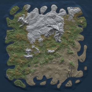 Thumbnail Rust Map: Procedural Map, Size: 5600, Seed: 2138577360, 19 Monuments