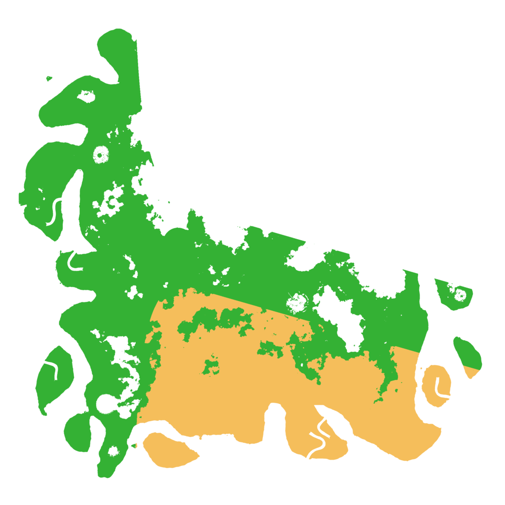 Biome Rust Map: Procedural Map, Size: 4500, Seed: 876750412