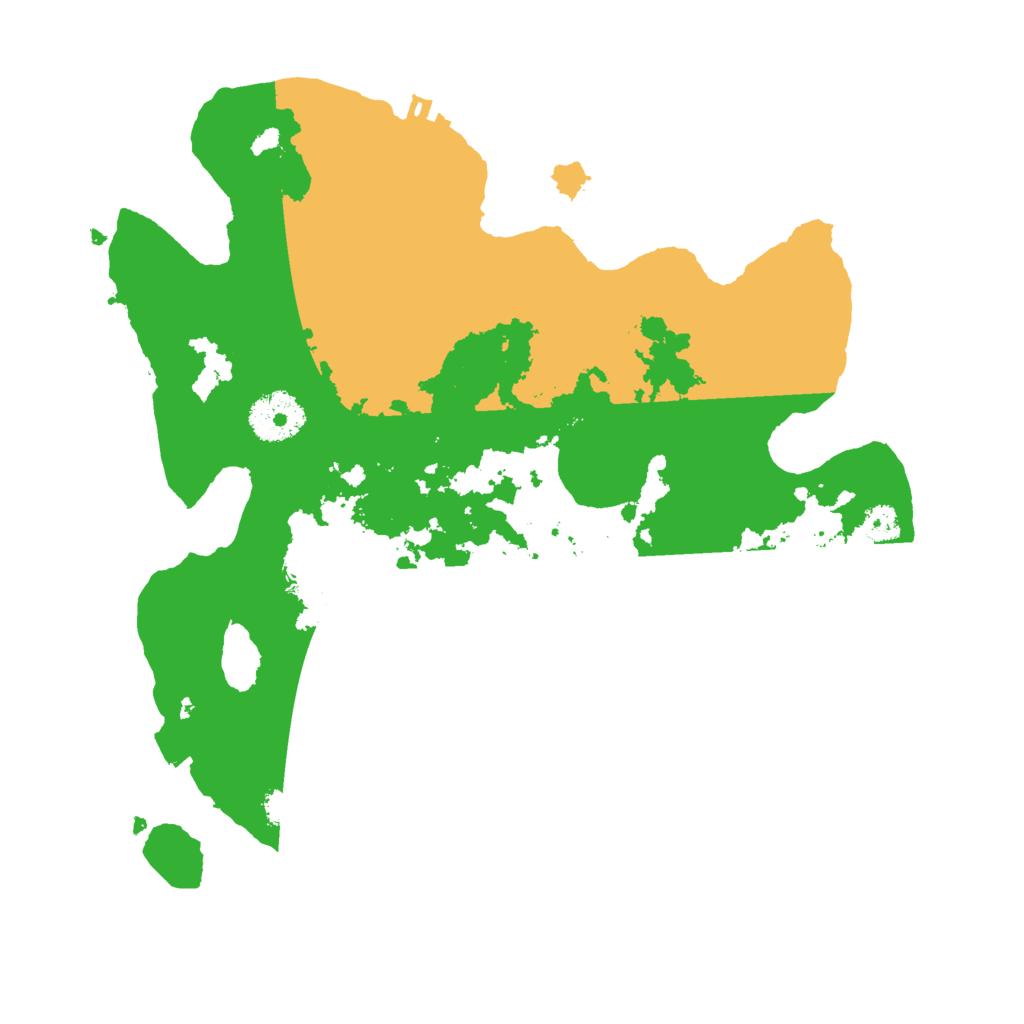 Biome Rust Map: Procedural Map, Size: 3000, Seed: 1500000