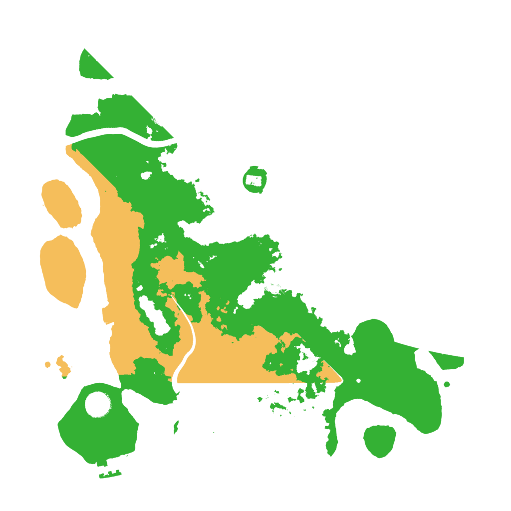 Biome Rust Map: Procedural Map, Size: 3500, Seed: 945656774