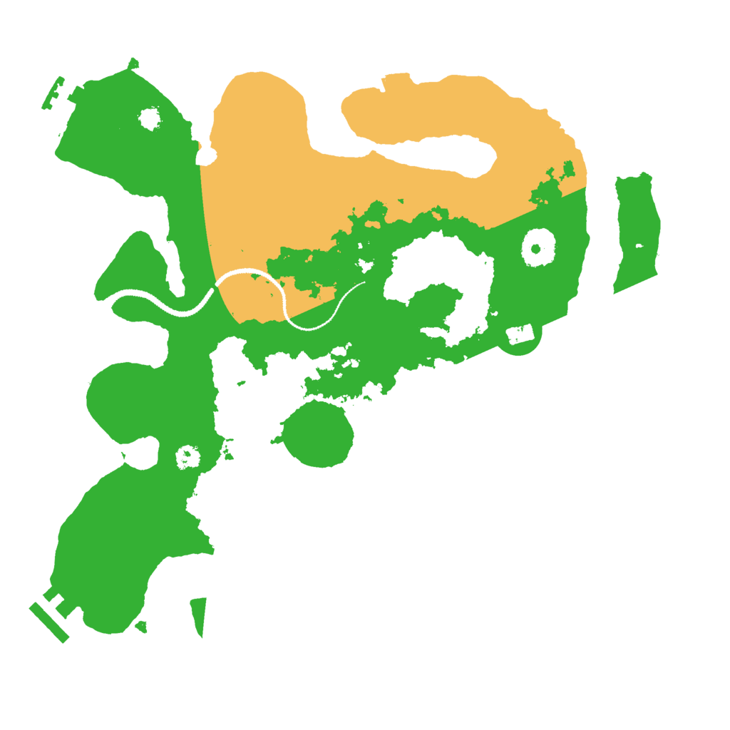 Biome Rust Map: Procedural Map, Size: 3000, Seed: 71257888