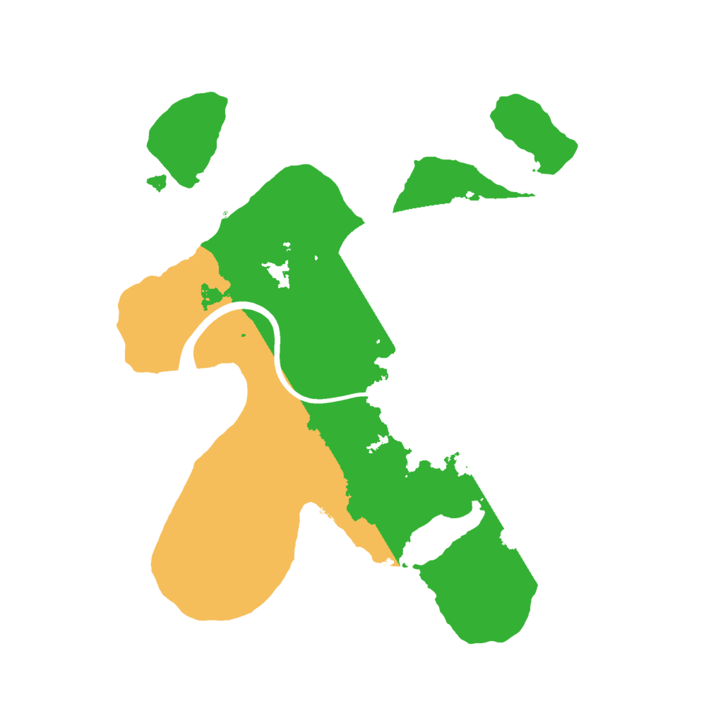 Biome Rust Map: Procedural Map, Size: 2000, Seed: 724267230