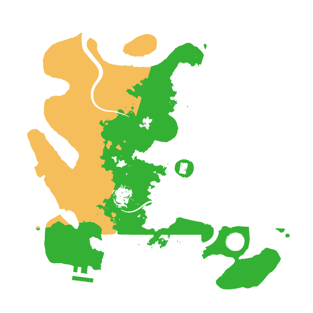 Biome Rust Map: Procedural Map, Size: 3000, Seed: 277243358