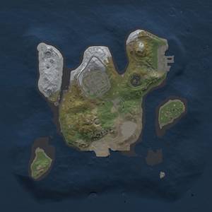 Thumbnail Rust Map: Procedural Map, Size: 1800, Seed: 1532376844, 5 Monuments