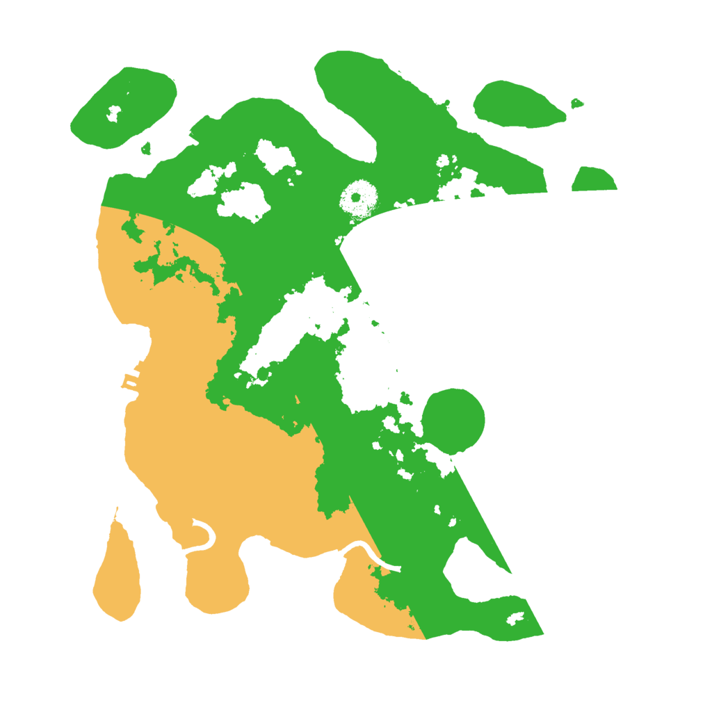 Biome Rust Map: Procedural Map, Size: 3000, Seed: 7593426