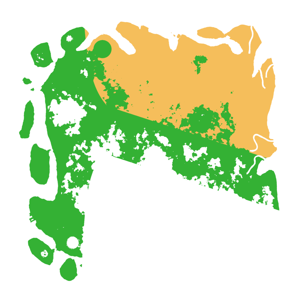 Biome Rust Map: Procedural Map, Size: 4500, Seed: 2131819792