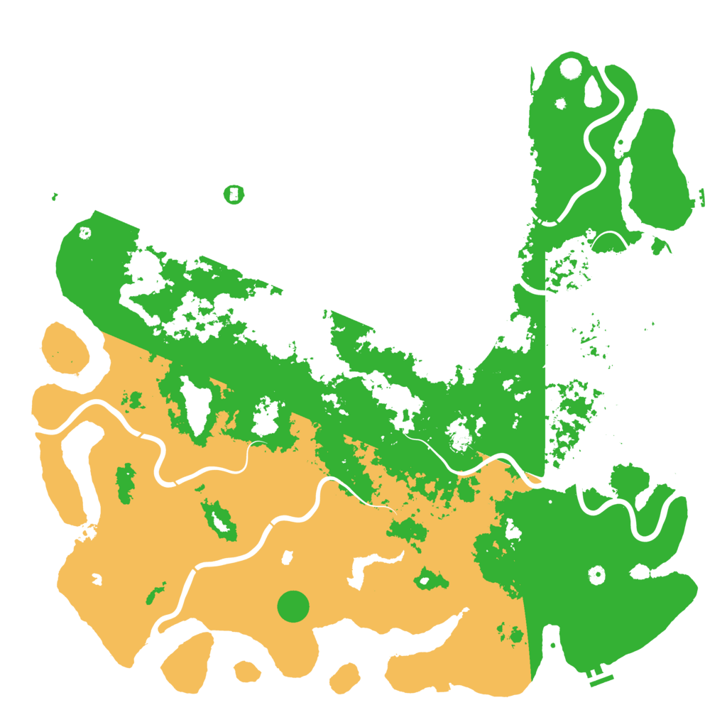 Biome Rust Map: Procedural Map, Size: 6000, Seed: 994926582