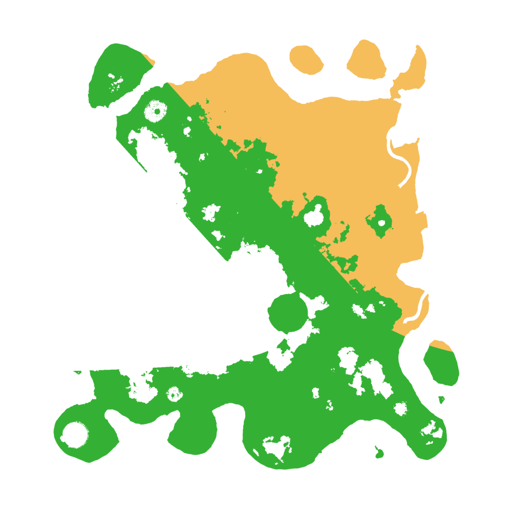 Biome Rust Map: Procedural Map, Size: 3500, Seed: 158848414