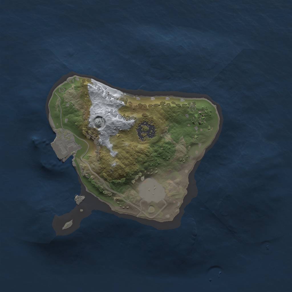 Rust Map: Procedural Map, Size: 1500, Seed: 236315998, 3 Monuments