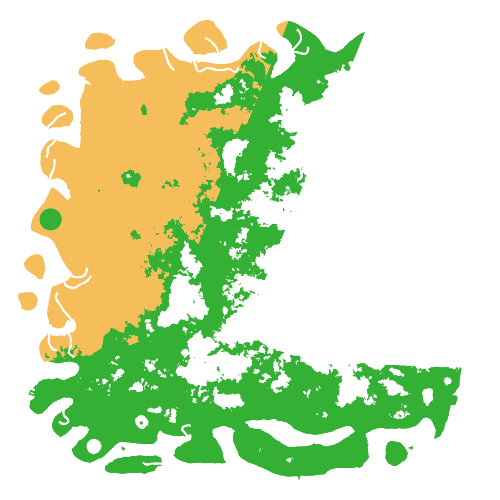 Biome Rust Map: Procedural Map, Size: 6000, Seed: 726942402