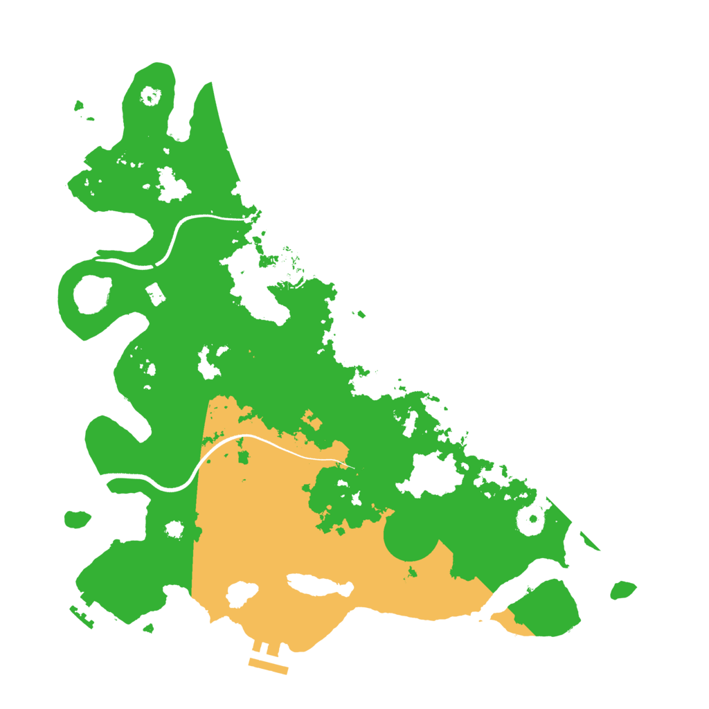 Biome Rust Map: Procedural Map, Size: 3600, Seed: 907475509