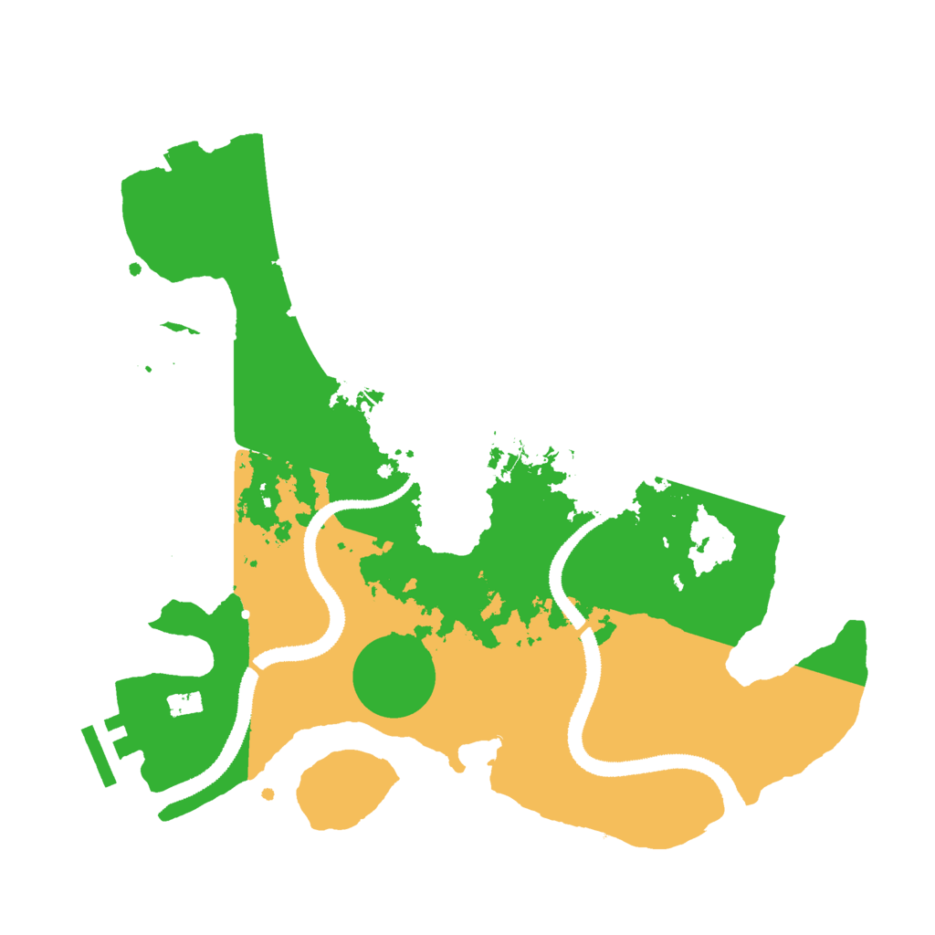 Biome Rust Map: Procedural Map, Size: 2993, Seed: 13825