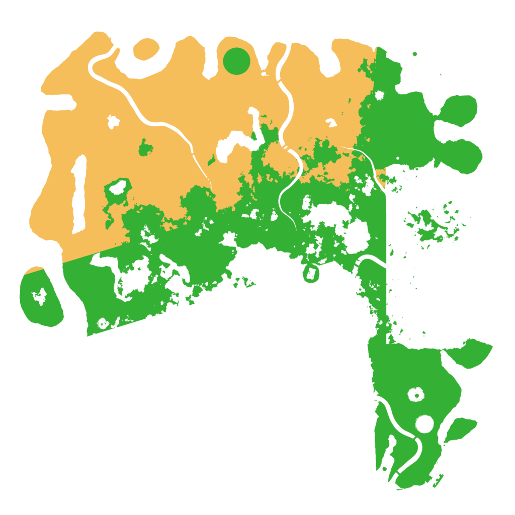 Biome Rust Map: Procedural Map, Size: 5000, Seed: 1081860499