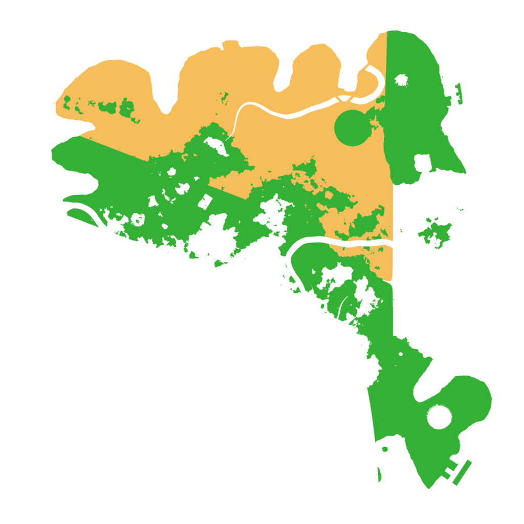 Biome Rust Map: Procedural Map, Size: 3800, Seed: 865921266