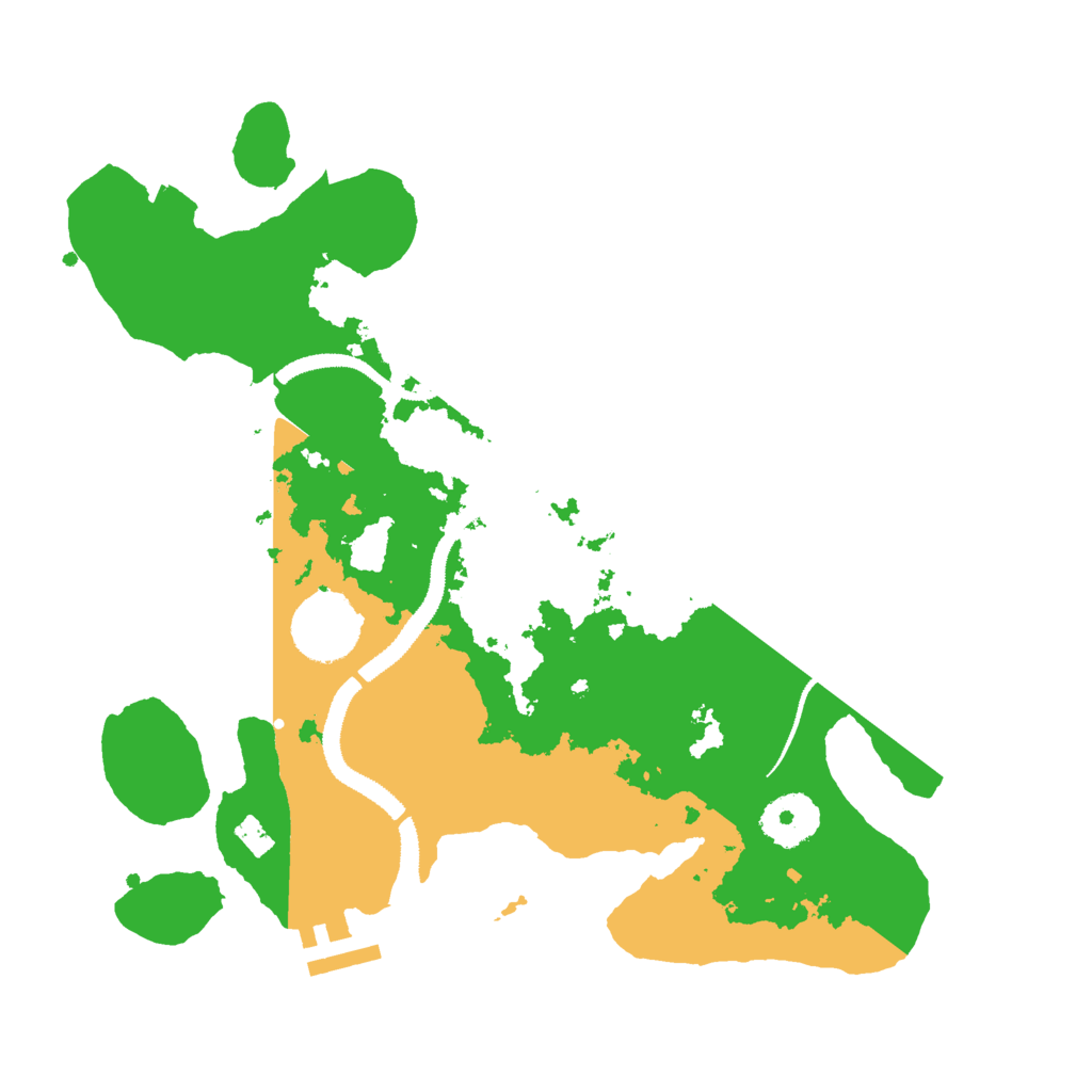 Biome Rust Map: Procedural Map, Size: 3000, Seed: 1253830472