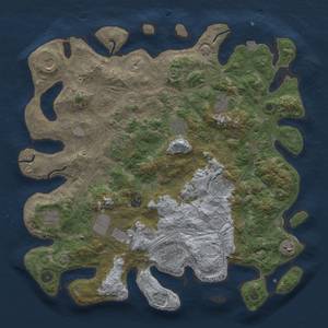 Thumbnail Rust Map: Procedural Map, Size: 4250, Seed: 689047857, 17 Monuments