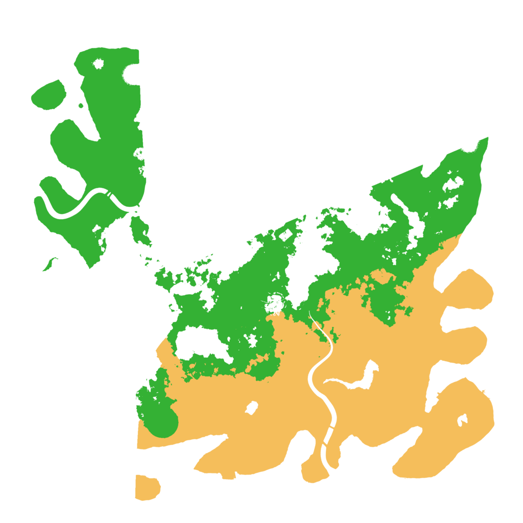 Biome Rust Map: Procedural Map, Size: 4500, Seed: 1180657102