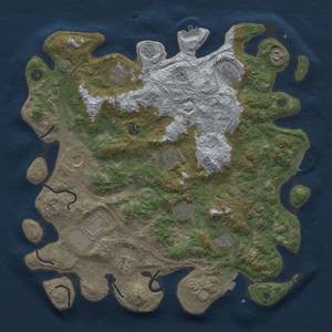 Thumbnail Rust Map: Procedural Map, Size: 4250, Seed: 186523724, 19 Monuments