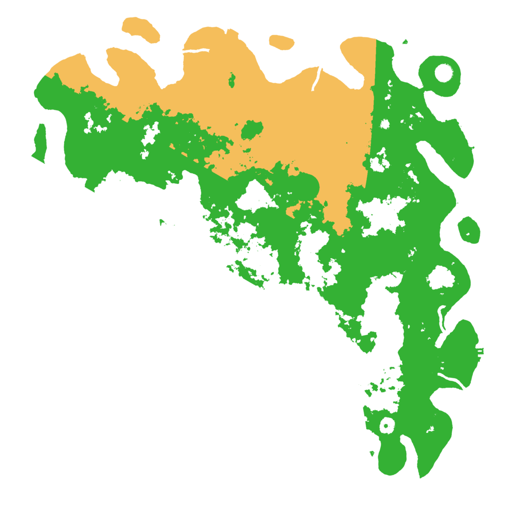 Biome Rust Map: Procedural Map, Size: 5000, Seed: 542803278