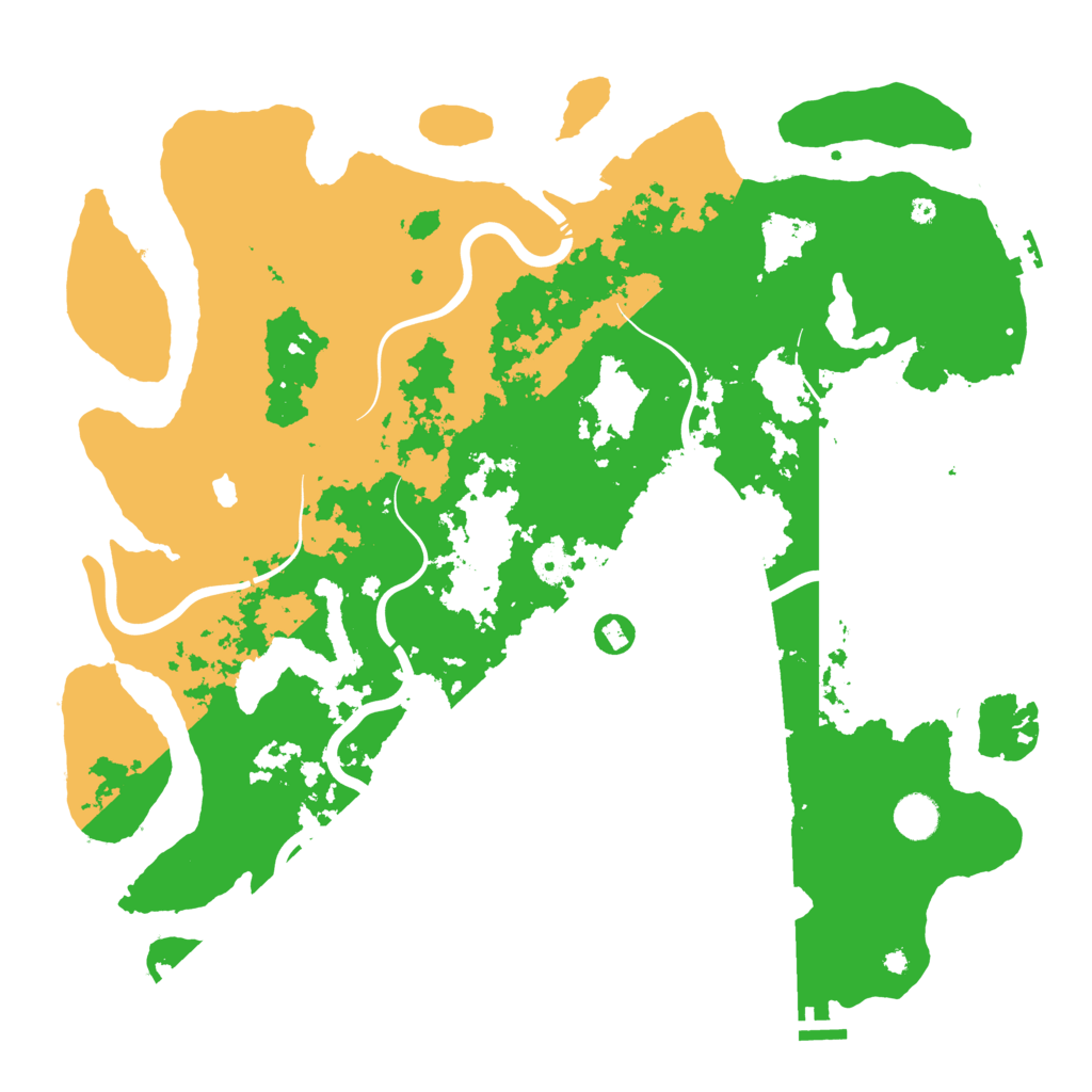 Biome Rust Map: Procedural Map, Size: 4300, Seed: 69669