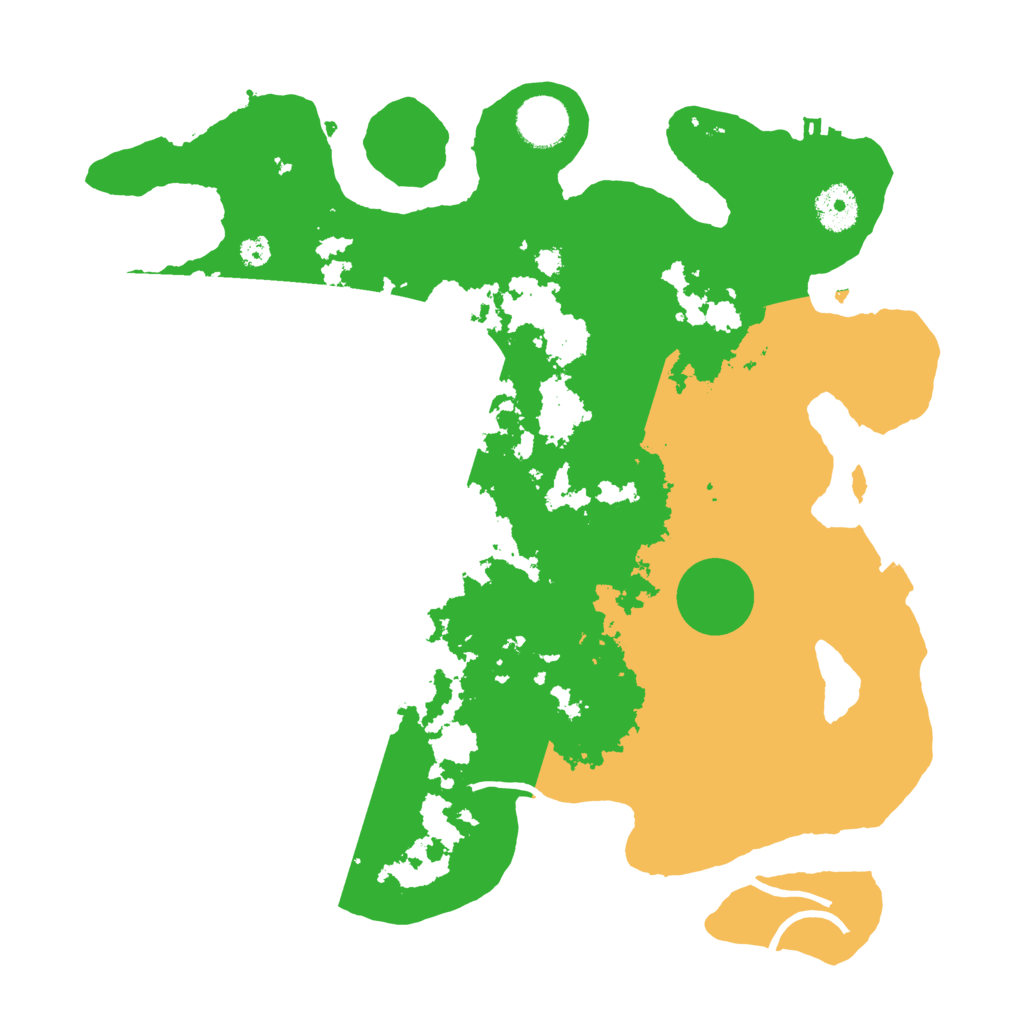 Biome Rust Map: Procedural Map, Size: 3500, Seed: 720601618